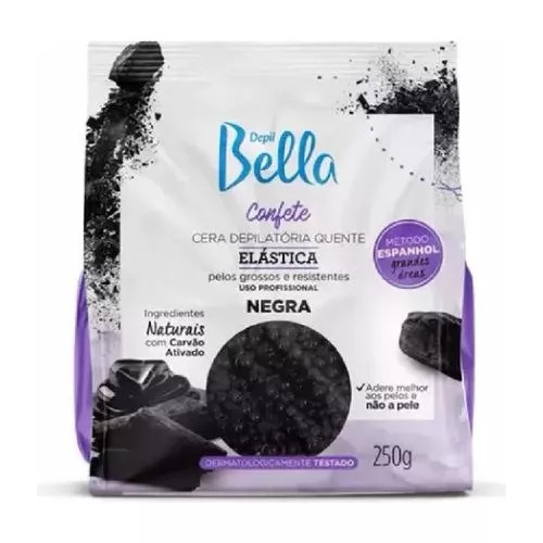 Cera Confete Depil Bella Negra 250g