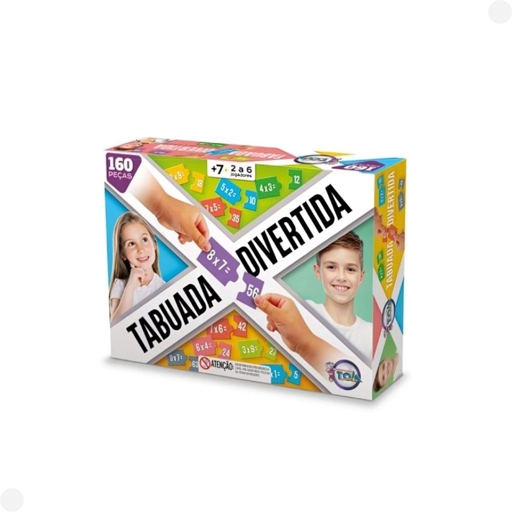 Jogo Educativo Tabuada Divertida 12039 - Toia Brinquedos em Oferta na Shopee