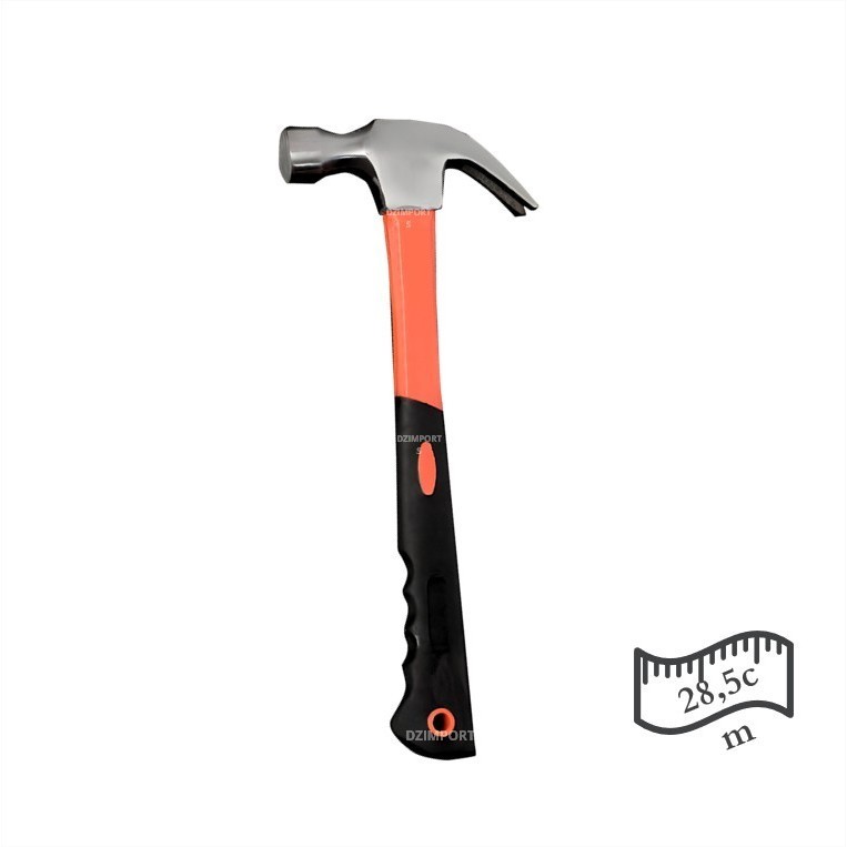 Martelo Unha 29mm Cabo Emborrachado Cabeça Portátil Fibra Portátil Oferta