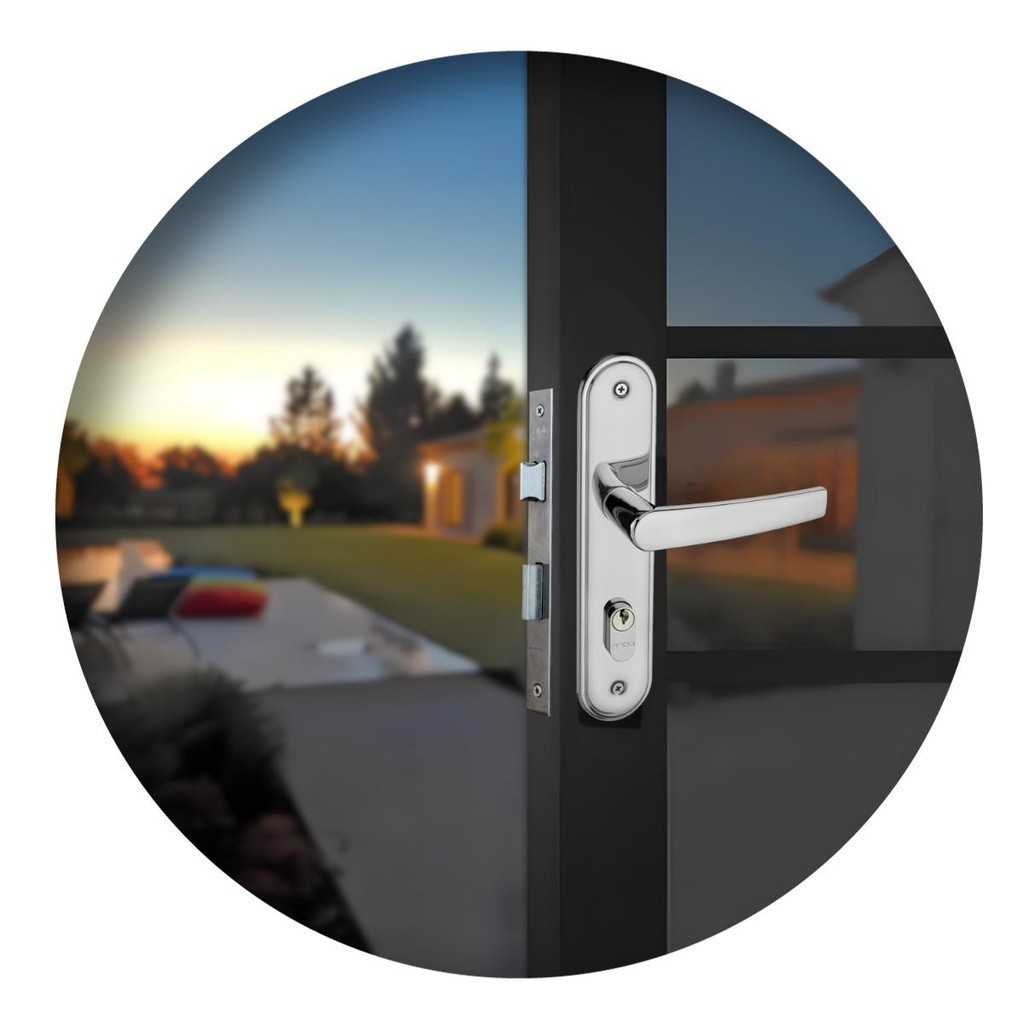 Fechadura Para Porta Externa Espelho Concept 401 Cromada Pado 40mm em Oferta na Shopee