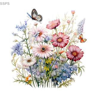 [SSPS] Adesivos De Flor De Banheiro Padrão Minimalista Borboleta Paings Auto-Para Decorações FAH em Oferta na Shopee