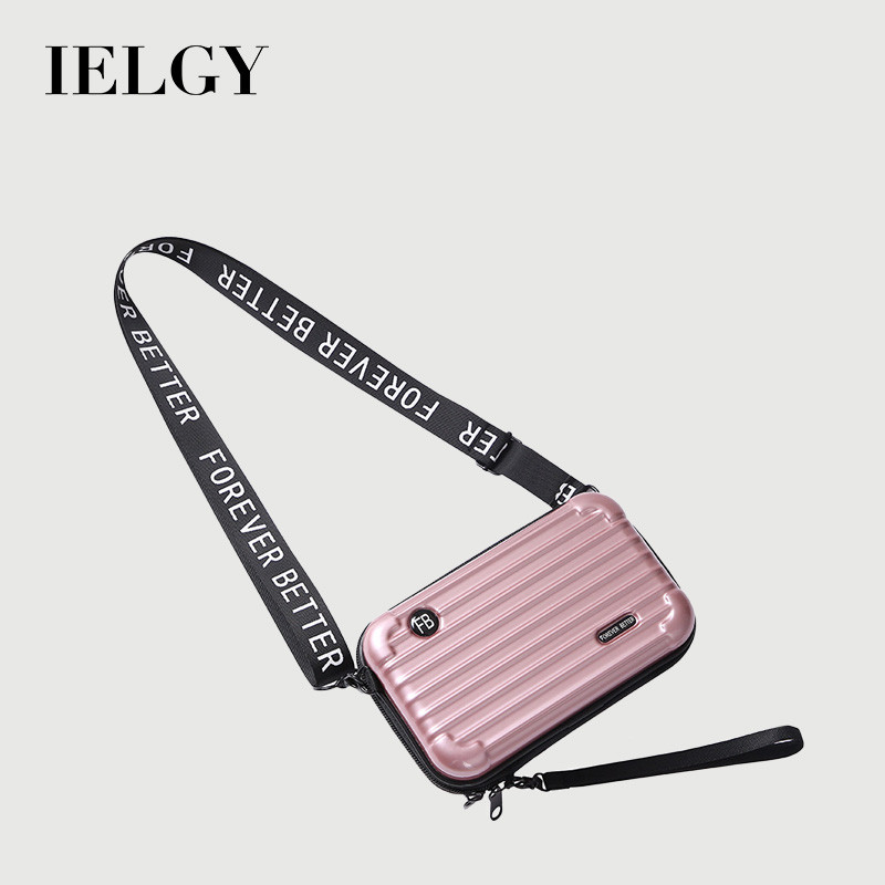 IELGY Personalidade mini Mala Caixa Mensageiro Pequena Bolsa Quadrada Feminina