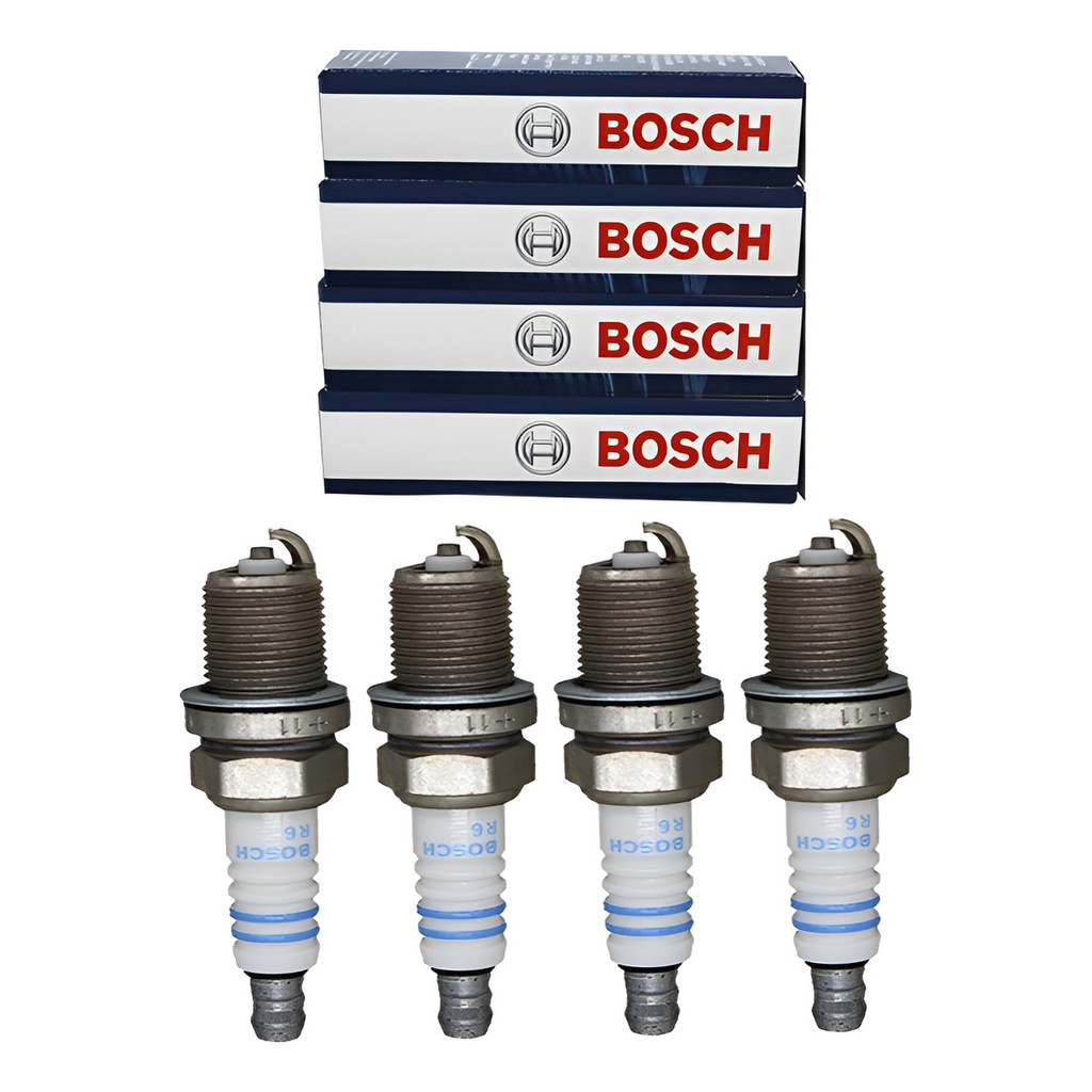 Jogo De Vela 4 Ignição Pajero Tr4 Flex Original Bosch