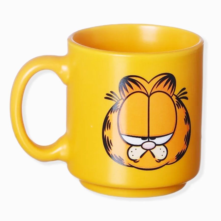Mini Caneca de Cerâmica Tina - Garfild Eu Odeio Segundas - 100ml - Nickelodeon Original  - Rizzo - Home & Living