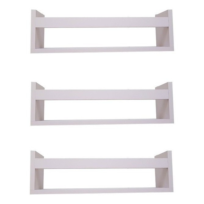 3 Prateleira 60cm Branco Para Livro Revista Infantil