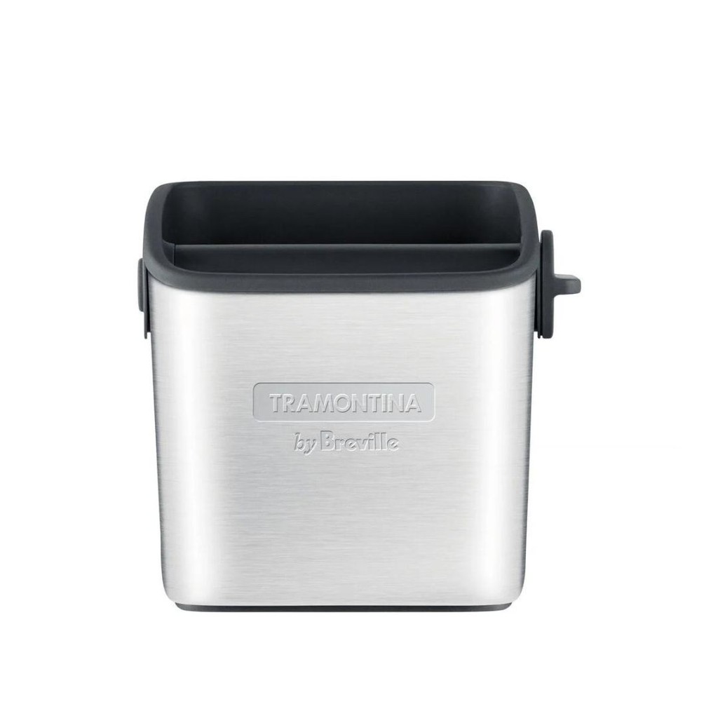 Caixa de Batida Tramontina by Breville para Pó de Café em Aço Inox 0,5 L (Lixeira)