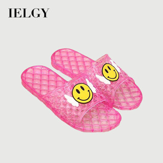 IELGY Summer Women Indoor Home Banheiro De Verão Plástico Antiderrapante Soft Sole PVC Crystal Clear Slippers em Oferta na Shopee
