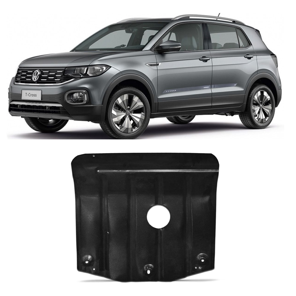 Protetor de Cárter em Aço Volkswagen T-Cross 2019 a 2024 Protetor de Motor e Câmbio em Oferta na Shopee