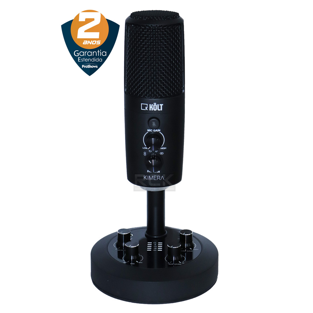 Microfone Condensador Kolt Kimera Studio USB