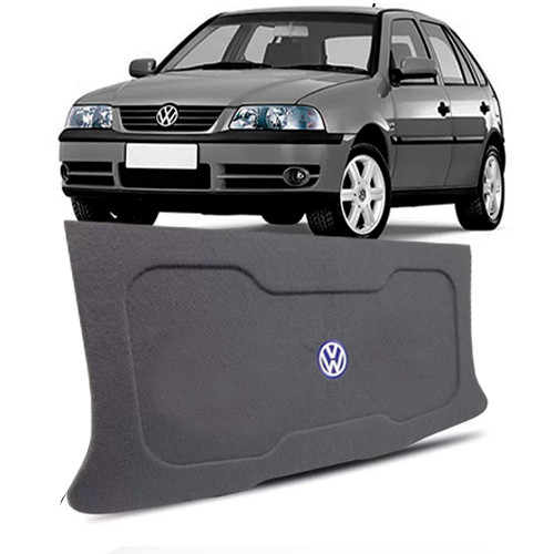 Tampão Porta Malas Volkswagen Gol G3 2/4 Portas 1999 a 2005 R-Acoustic Bagagito Carpete Cinza em Oferta na Shopee