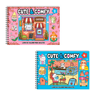 Combo Cute & Comfy Super Extra 01 - Kit com 2 Livros - Capa Dura Holográfica em Oferta na Shopee