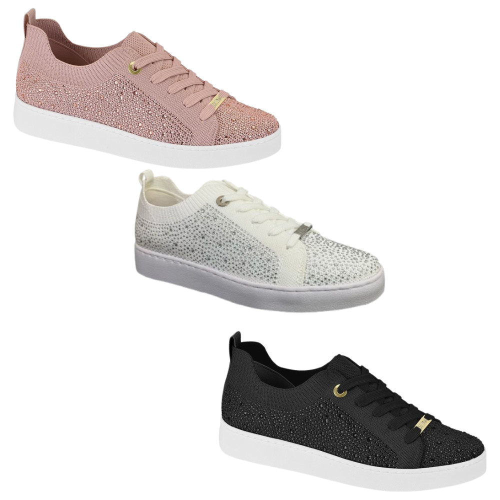 Tenis Feminino Knit Meia Conforto Vizzano Original Leve Prático Jovem em Oferta na Shopee