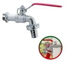 Torneira Esfera 1/2 com Bico Metálico para Jardim Quintal  | Alta Pressão e Durabilidade em Oferta na Shopee