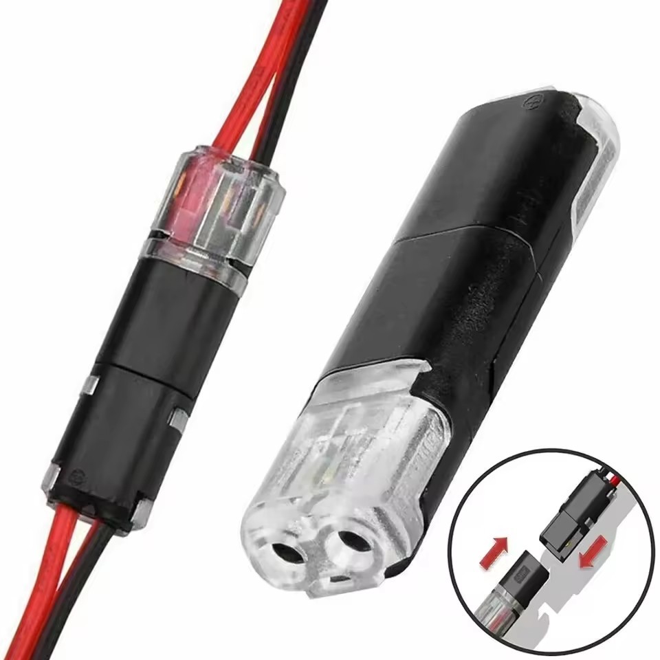 [Chegam Em 3-5 Dias] 1/3/5 Unidades Conectores Automotivos De Emenda Rápida 18-22AWG 300V/10A ABS Terminais Elétricos Se