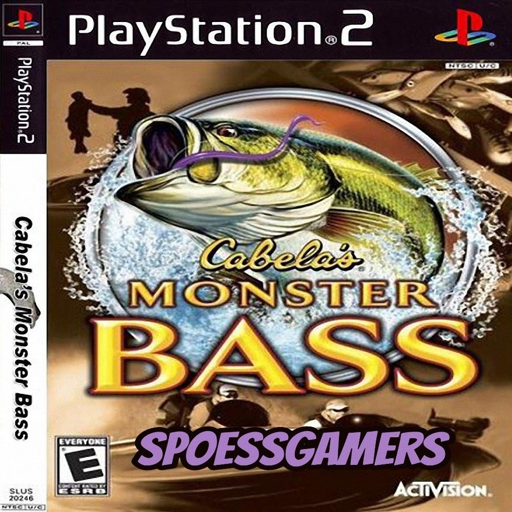 Jogo Ps 2 Cabela's Monster Bass 2007 Ps2  . Caça