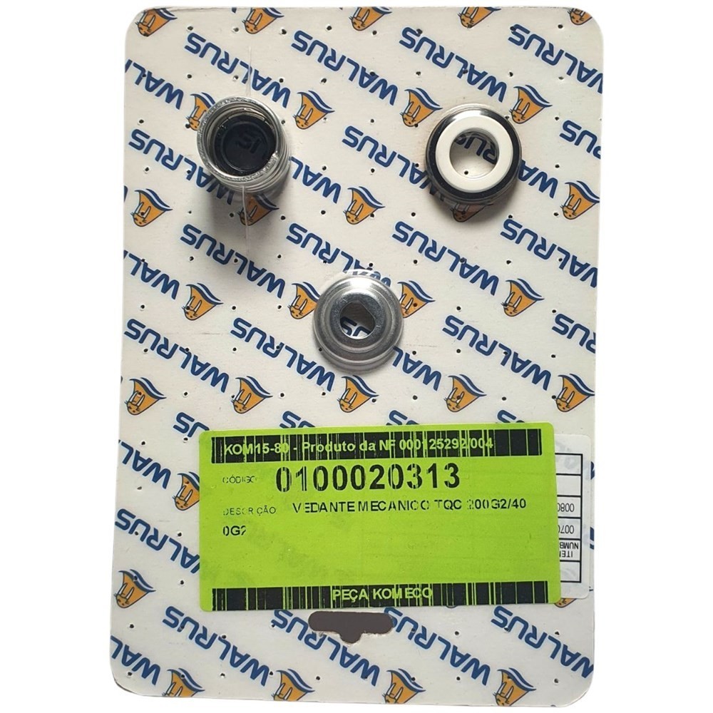 Reparo Selo Mecânico Pressurizador Komeco Tqc200 TQC400 - 0100020313
