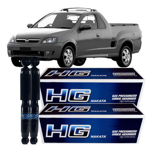 Kit Amortecedor Traseiro Gm Montana 2003 Á 2010
