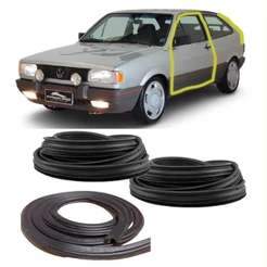KIT Borrachas 2 Portas e Porta Malas Gol GTS GTI Parati Voyage G1 1980 81 82 83 84 85 86 87 88 89 90 91 92 93 94 95
