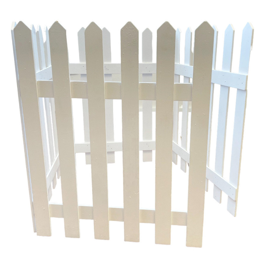 Cerca Decorativa de Madeira Branca - 50x160cm - 1 unidade - Rizzo em Oferta na Shopee