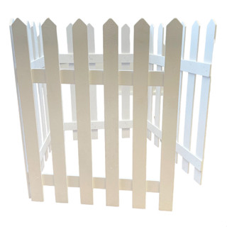 Cerca Decorativa de Madeira Branca - 50x160cm - 1 unidade - Rizzo em Oferta na Shopee