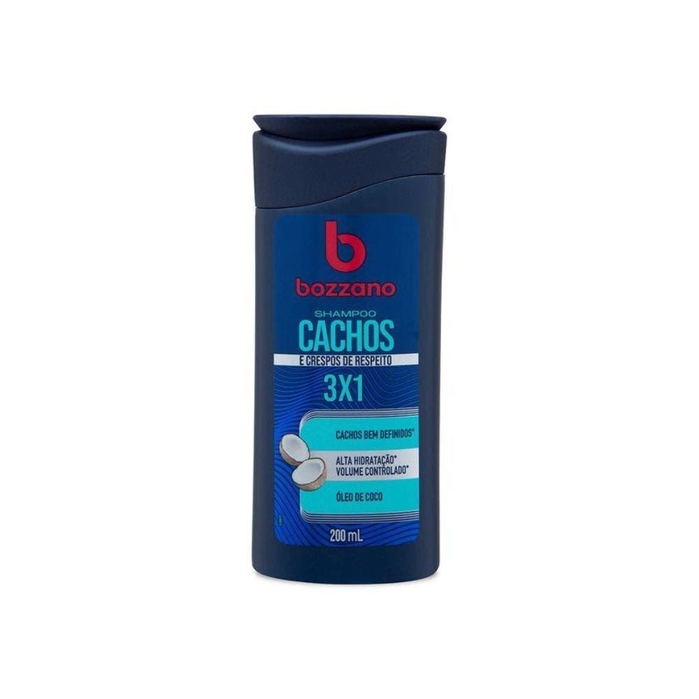 Shampoo Cachos e Crespos 3x1 Bozzano Óleo de Coco 200ml em Oferta na Shopee