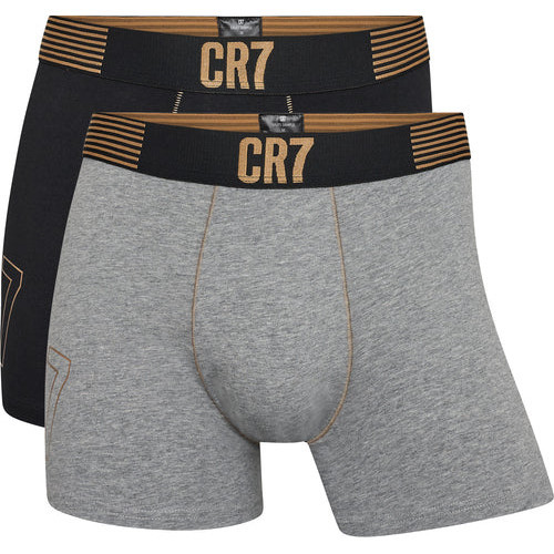 Kit Cueca Boxer CR7 Underwear Cotton/EA com 2 Peças em Oferta na Shopee