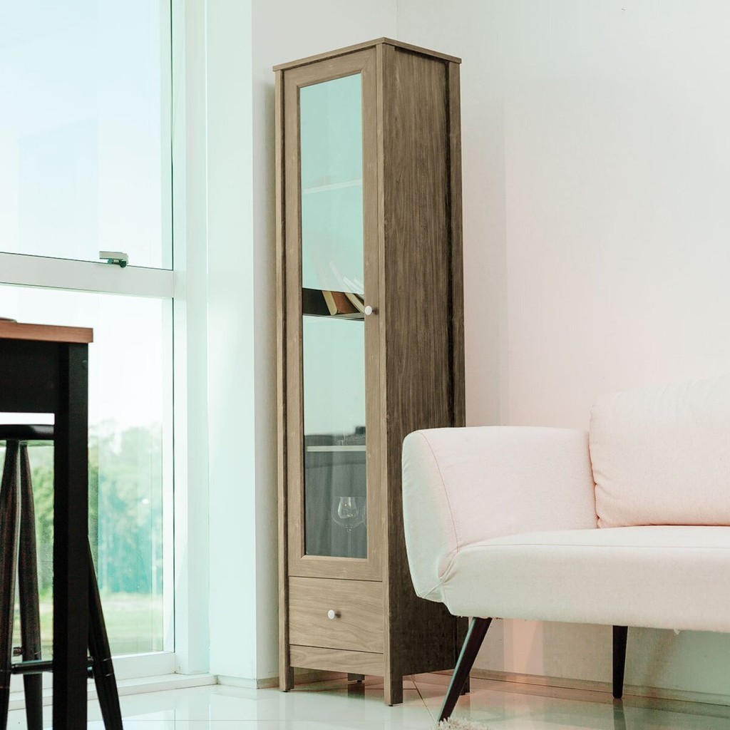 Cristaleira 1 Porta 1 Gaveta E-962 - Home & Living