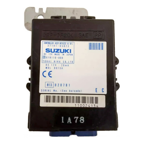 Modulo Da Trava Elétrica 37191-65D23 Gm Tracker