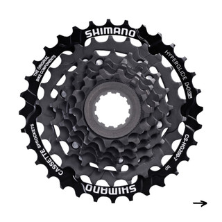 CASSETE 7V SHIMANO CS-HG200 12/32D - PRETO em Oferta na Shopee