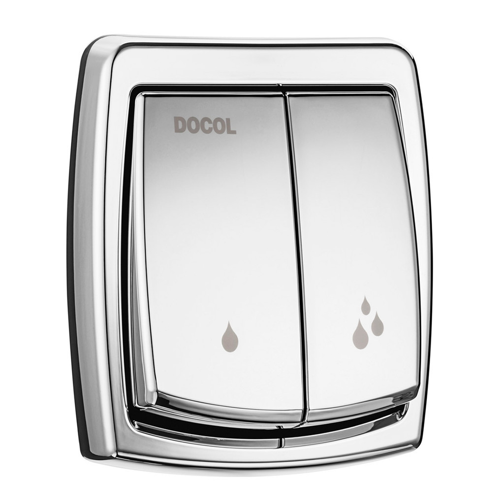 Acabamento Docol Salvágua Cromado Válvula Descarga Duplo Acionamento Economia Água em Oferta na Shopee