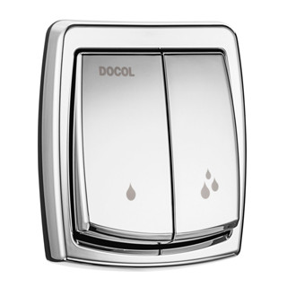 Acabamento Docol Salvágua Cromado Válvula Descarga Duplo Acionamento Economia Água em Oferta na Shopee