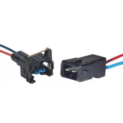 Kit Conector Chicote Bico Injetor Sensor Temp Macho E Femea