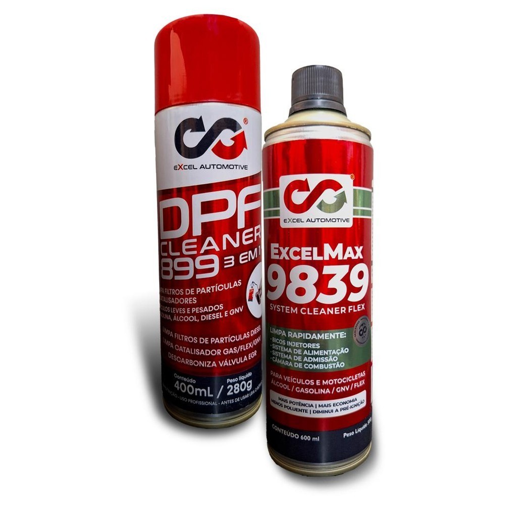 Descarbonizante Max System Cleaner 9839 + Dpf Cleaner 3 em 1