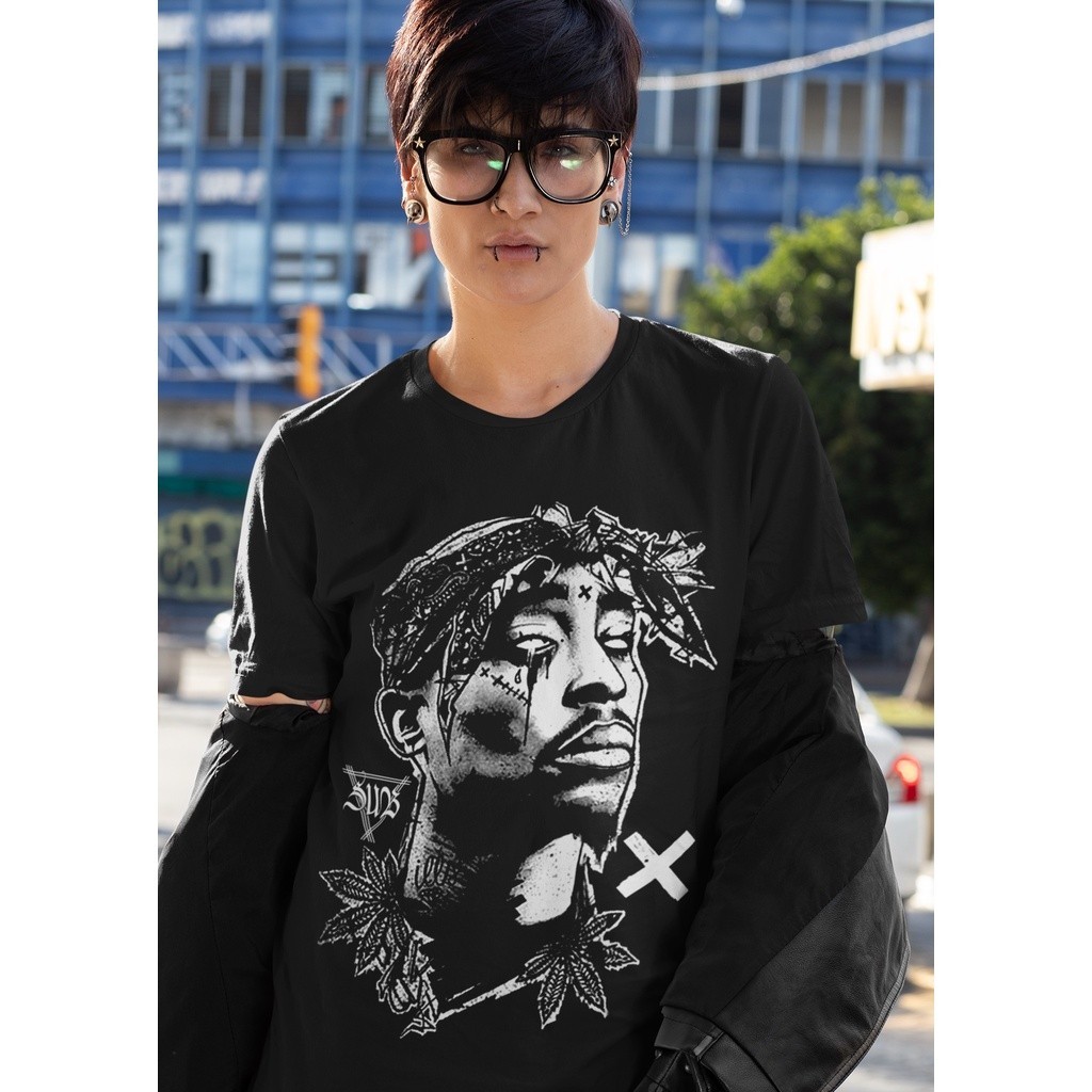 Camisa Premium 2pac dead Tupac Racionais Shakur thug life hip hop 2pac gangsta rap