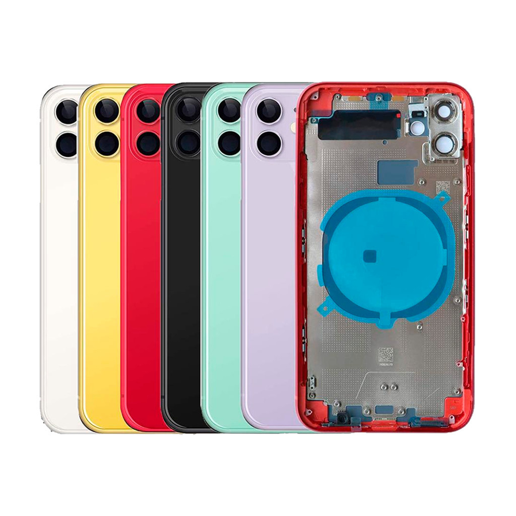 Carcaça Aro Chassi Compatível iPhone 11 + Botões + Vedações