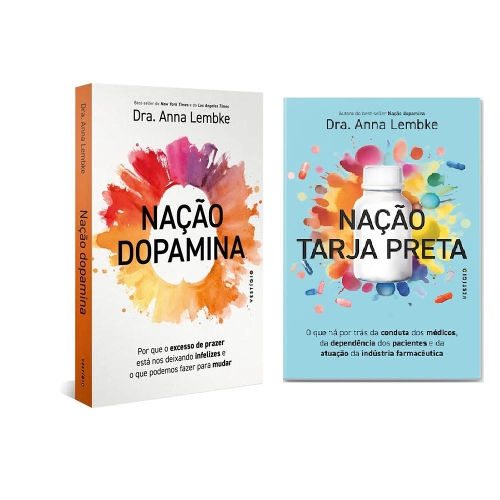 Kit Nação dopamina e Tarja preta em Oferta na Shopee