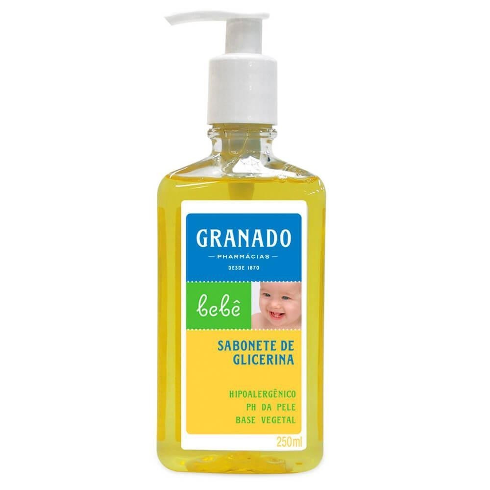 SABONETE LÍQUIDO GRANADO BEBÊ GLICERINA COM 250ML