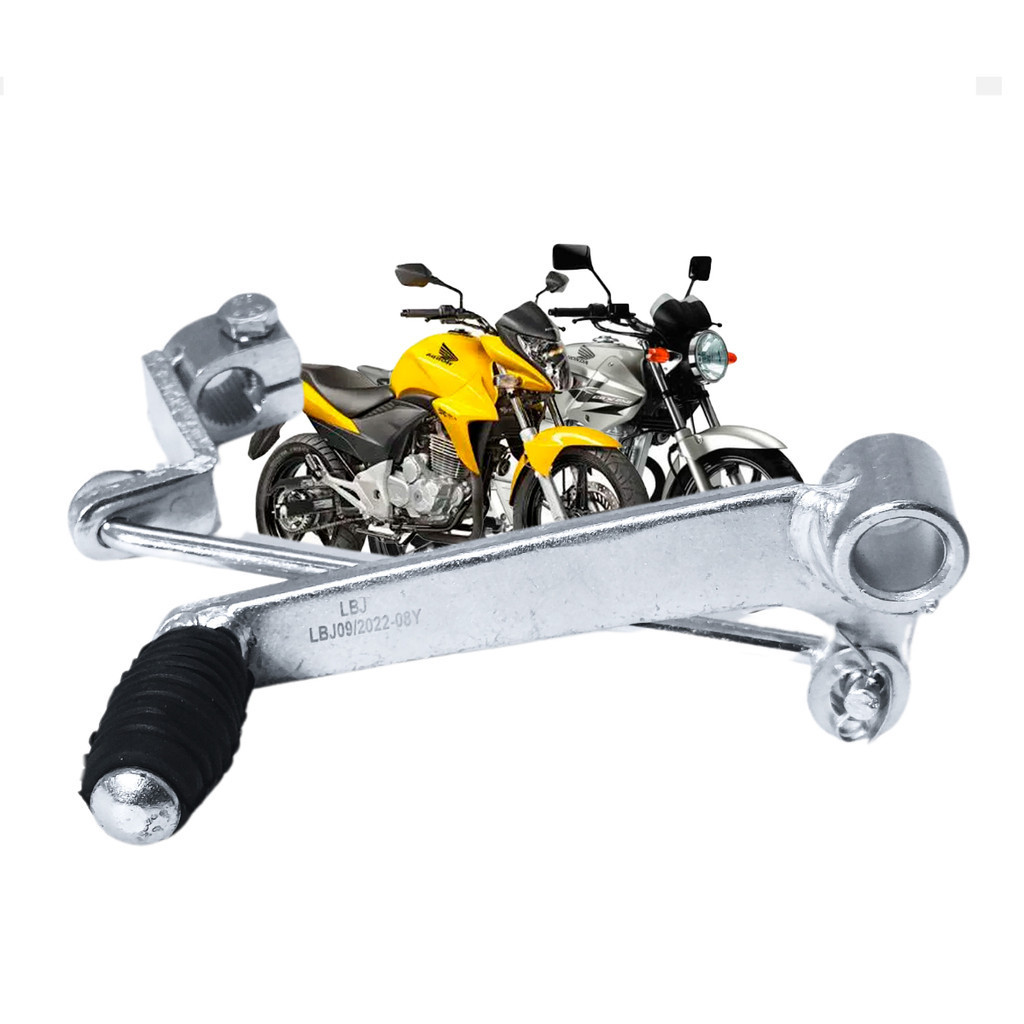 Pedal De Cambio Completo Para Cbx 250 Twister Até 08 Cb 300 Passador Troca  Marcha Cromado Alavanca