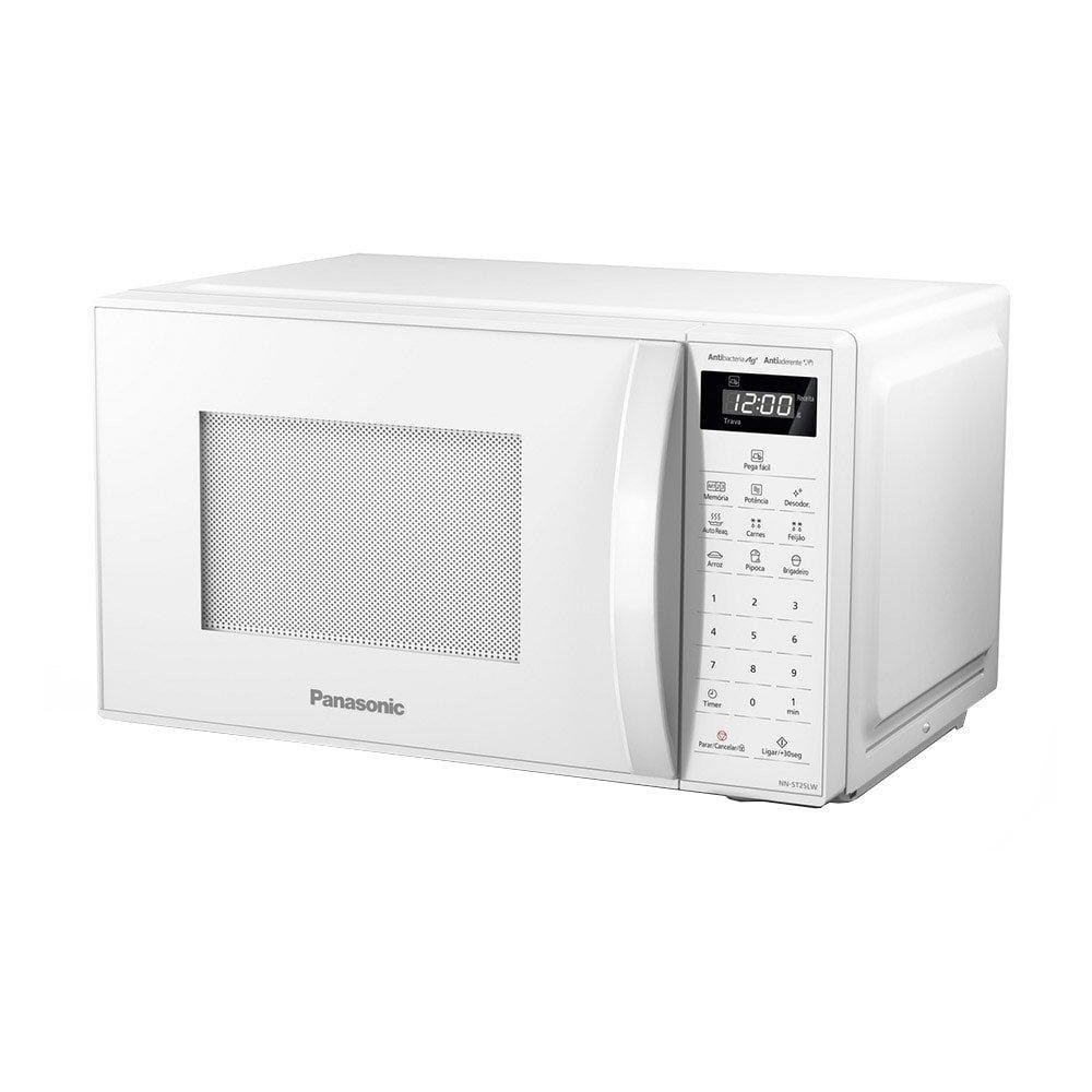 Micro-ondas Panasonic 21 Litros NN-ST25LWRUN, Branco em Oferta na Shopee