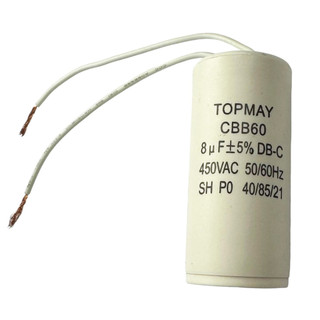 CAPACITOR DE PARTIDA - ACV 8UF X 450V - 8 UF X 450 VAC - CBB60