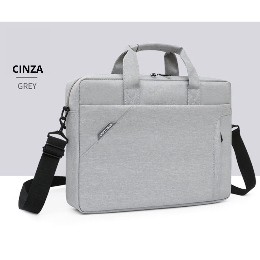 Case Bolsa Maleta Para Notebook Com Alça Executiva Impermeável Unissex Trabalho Faculdade Viagens