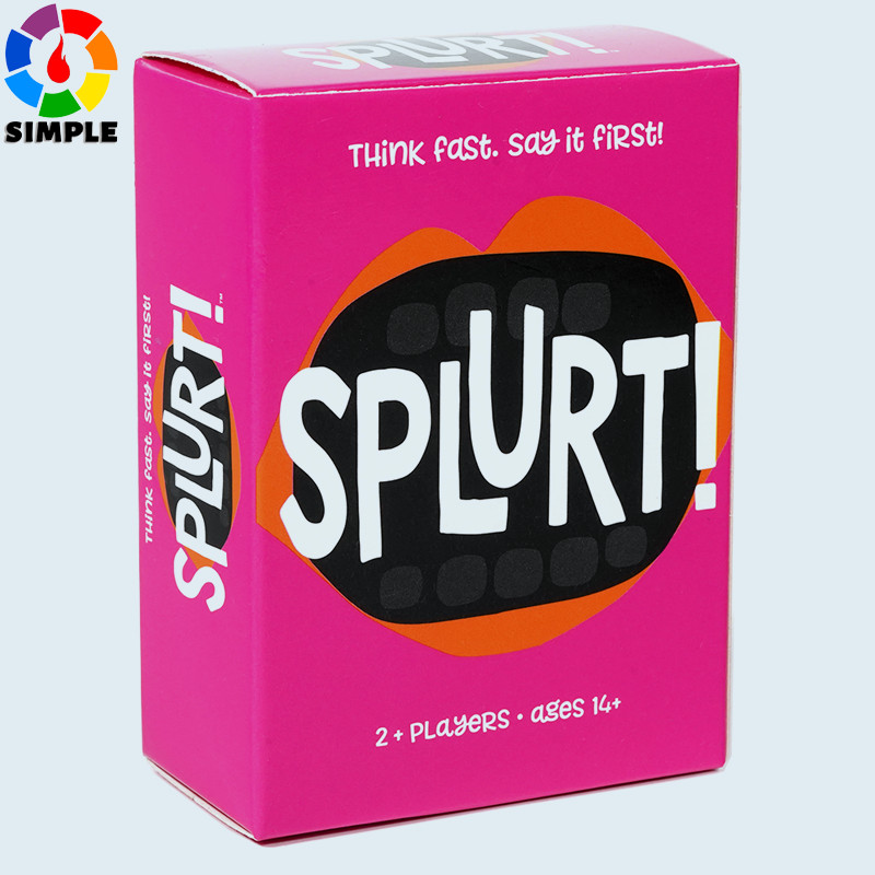Gamewright - Splurt! - Portable Party Card Game - Think Fast. Say it First!