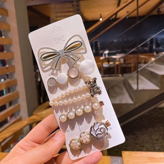 Kit 6 Peças Clip Enfeites Feminina para Cabelos Presilhas Luxuosa em Oferta na Shopee