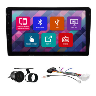 Kit Multimídia 9 Pol Azera 2007 2008 2009 2010 2011 2012 Espelhamento Android Ios 2 Din Preto Camera Ré em Oferta na Shopee