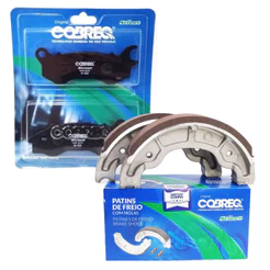 Pastilha e Lona de Freio P/ Pcx 150 Sem Abs 2013-2018 Cobreq