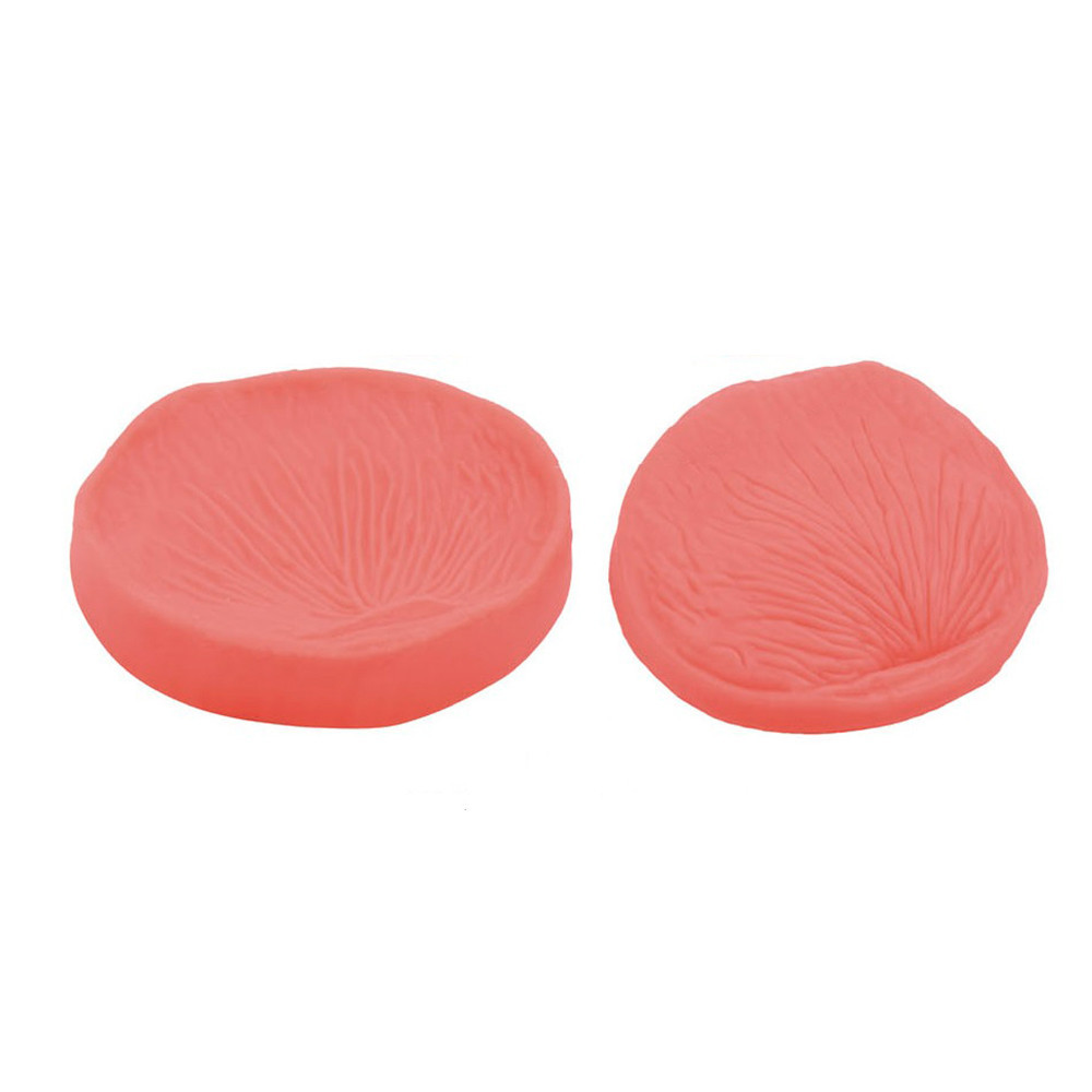 Molde Forma Silicone SilverChef Confeitaria Petala de Rosa redonda