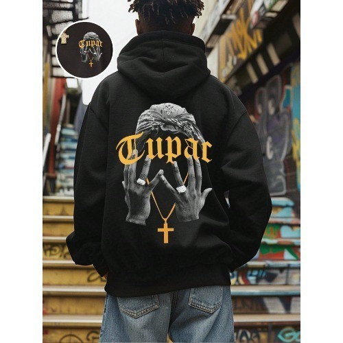 Moletom Tupac, Com Capuz - Rap, Hip Hop - Conforto e Estilo