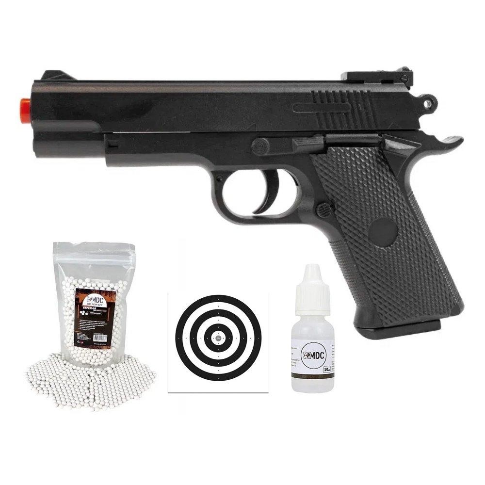 Pistola de Airsoft VG 1911 Short V92 Mola 6mm  Rossi + Itens em Oferta na Shopee