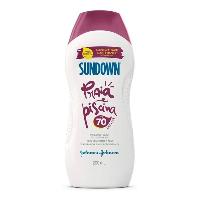 Protetor Solar Sundown Praia e Piscina FPS70 200ml