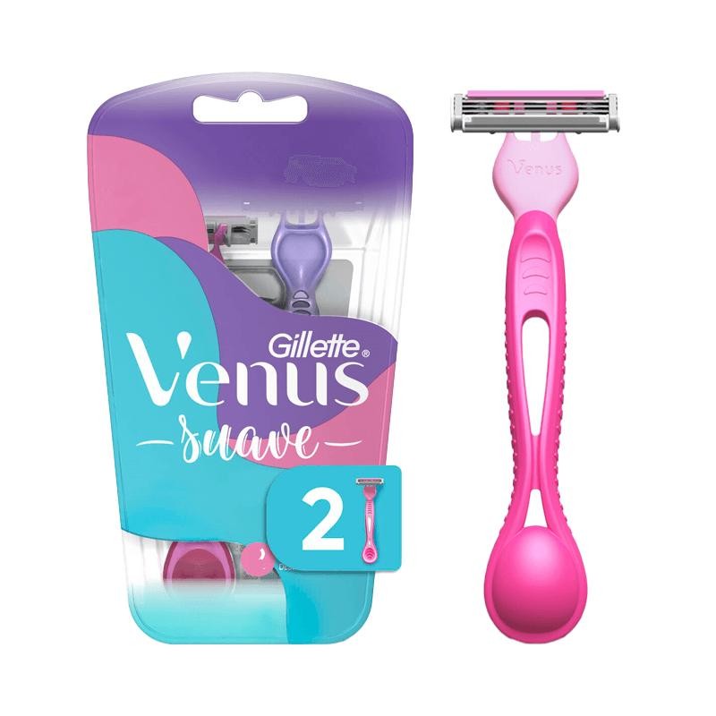 Aparelho de Depilar Gillette Venus Suave 2 Unidades em Oferta na Shopee